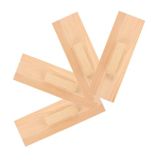 Sewroro 4 Stück Teiliges Holz Seifenformen Deckel Rechteckige Staubschutz Abdeckung Ersatzdeckel für DIY Seifenherstellung Passt für Rechteckige Seifenformen Schützt Seife während von Sewroro