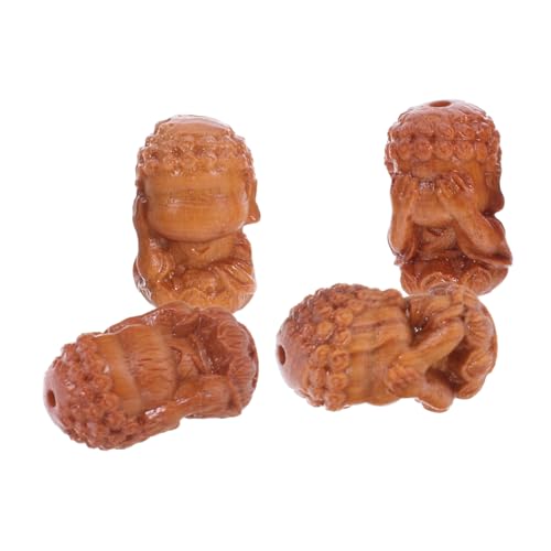 Sewroro 4 Stück Teiliges Holzperlen mit Tibetischer Reichtumsgöttin Geschnitzte Schmuckperlen für Halsketten und Armbänder Natürliche DIY Holzperlen für Individuelle Schmuckherstellung Sewroro 4 Stück Teiliges Holzperlen mit Tibetischer Reichtumsgöttin Geschnitzte Schmuckperlen für Halsketten und Armbänder Natürliche DIY Holzperlen für Individuelle Schmuckherstellung von Sewroro