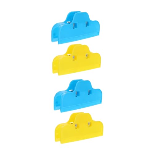 Sewroro 4 Stück Teiliges Kunststoff Clip für Papier und Lebensmittelbeutel Große Malbrettklemmen für Zeichnungen und Fotos Langlebige Büroklammern in Blau und Gelb Vielseitig Einsetzbar Sewroro 4 Stück Teiliges Kunststoff Clip für Papier und Lebensmittelbeutel Große Malbrettklemmen für Zeichnungen und Fotos Langlebige Büroklammern in Blau und Gelb Vielseitig Einsetzbar von Sewroro