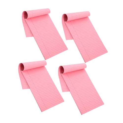 Sewroro 4 Stück Teiliges Notizblock Liniert mit Abreißbaren Tragbares Memo Pad in Rosa für Büro Schule und Zuhause Vielseitiger Schreibblock für Schnelle Notizen und Rechtliche Sewroro 4 Stück Teiliges Notizblock Liniert mit Abreißbaren Tragbares Memo Pad in Rosa für Büro Schule und Zuhause Vielseitiger Schreibblock für Schnelle Notizen und Rechtliche von Sewroro