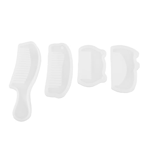 Sewroro 4 Stück Teiliges Silikon Gießform für Harz Kämme DIY Schmuckherstellung Transparent Hitzebeständig Flexible Resin Form für Klare Langlebige Haarkämme und Kreative Bastelprojekte Sewroro 4 Stück Teiliges Silikon Gießform für Harz Kämme DIY Schmuckherstellung Transparent Hitzebeständig Flexible Resin Form für Klare Langlebige Haarkämme und Kreative Bastelprojekte von Sewroro