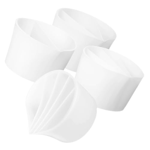 Sewroro 4 Stück Teiliges Silikon Mischbecher Flexible Epoxidharz Mischbecher mit Kammern Langlebig Lebensmittelecht für DIY Basteln Gießen Mischen für Harz Farbe Kleber von Sewroro