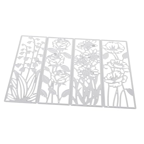 Sewroro 4 Stück Teiliges Stanzformen aus Carbonstahl Blumenmotiv Stanzschablonen für Scrapbooking Fotoalbum DIY Bastelvorlage Langlebig Wiederverwendbar Geeignet für Kreative Handarbeiten Sewroro 4 Stück Teiliges Stanzformen aus Carbonstahl Blumenmotiv Stanzschablonen für Scrapbooking Fotoalbum DIY Bastelvorlage Langlebig Wiederverwendbar Geeignet für Kreative Handarbeiten von Sewroro
