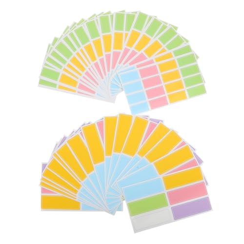 Sewroro 40 Blatt Teiliges Selbstklebendes Klassifizierungs etiketten Wasserfest Handbeschriftbar Farbige Aufkleber für Schule Büro und Zuhause Einfache Anwendung Langlebiges Sewroro 40 Blatt Teiliges Selbstklebendes Klassifizierungs etiketten Wasserfest Handbeschriftbar Farbige Aufkleber für Schule Büro und Zuhause Einfache Anwendung Langlebiges von Sewroro