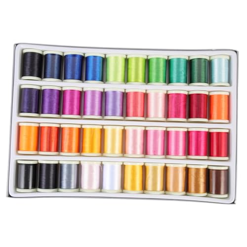 Sewroro 40 Rollen Farben Stickgarn DIY Stickerei Garn für Anfänger Hochwertiges Nähgarn für Kreative Projekte und Bastelarbeiten für Handarbeiten Wohnraumdekoration Sewroro 40 Rollen Farben Stickgarn DIY Stickerei Garn für Anfänger Hochwertiges Nähgarn für Kreative Projekte und Bastelarbeiten für Handarbeiten Wohnraumdekoration von Sewroro