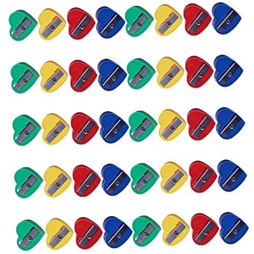 Sewroro 40 Stück Bleistiftspitzer Farbstifte Karte Federmäppchen Schulmaterial Für Mini-radierer Bleistifte Temporäre Tattoos Für Anspitzer Lieferungen Abs von Sewroro