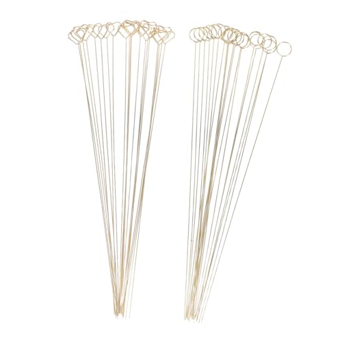 Sewroro 40 Stück Blumenkartenhalter Halter Für Fotoclips Fotohalter Für Blumenarrangements Blumenstrauß Aus Metallherzen Kartenhalter Für Blumenpflücker Fotokartenhalter Eisen Golden von Sewroro