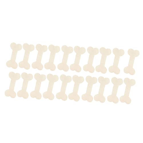 Sewroro 40 Stück DIY Holzanhänger Set Dekorative Hundeknochen Tags Etiketten für Preisgestaltung Scrapbooking und Bastelprojekte für und Deko von Sewroro