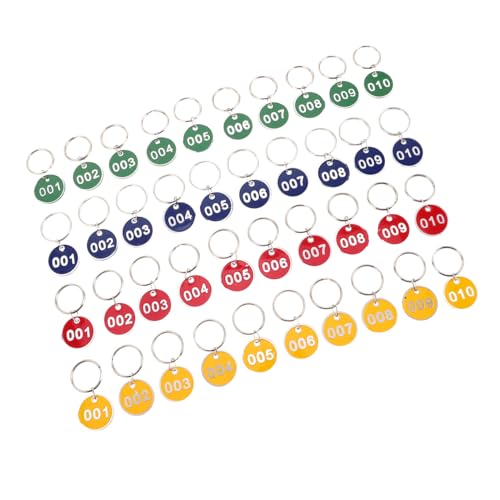 Sewroro 40 Stück Nummerierte Metall Handtags Teilig mit Schlüsselringen Doppelseitige Id Labels für Sauna Spa und Schließfächer Langlebige Schlüsselanhänger für Einfache Identifikation Sewroro 40 Stück Nummerierte Metall Handtags Teilig mit Schlüsselringen Doppelseitige Id Labels für Sauna Spa und Schließfächer Langlebige Schlüsselanhänger für Einfache Identifikation von Sewroro