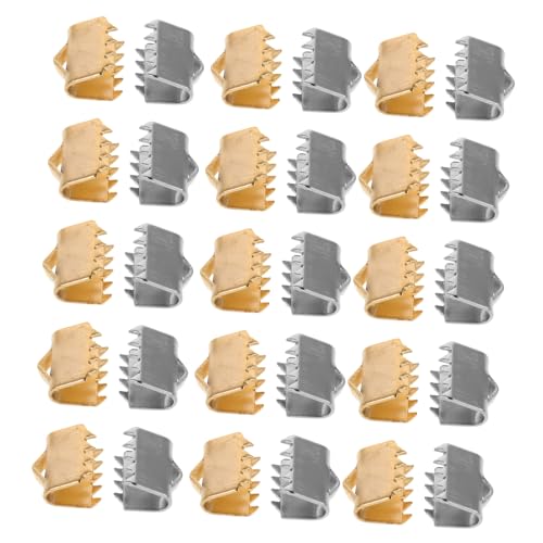 Sewroro 40 Stück Teiliges Edelstahl Schmuckzubehör mit Verstellbaren Endkappen und Sicheren Verschlüssen für Diy Halsketten Armbänder Haustierhalsbänder und Taschen Robust und Vielseitig Sewroro 40 Stück Teiliges Edelstahl Schmuckzubehör mit Verstellbaren Endkappen und Sicheren Verschlüssen für Diy Halsketten Armbänder Haustierhalsbänder und Taschen Robust und Vielseitig von Sewroro