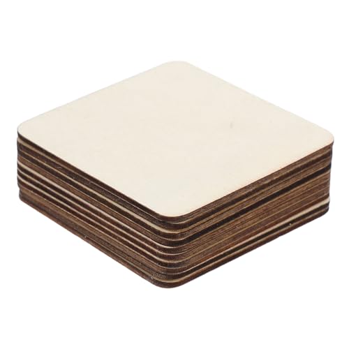 Sewroro 40 Stück Teiliges Quadratische Unbehandelte Holzplatten Naturbelassen für DIY Bastelprojekte Malerei Gravur Untersetzer Ornamente Vielseitige Holzstücke für Kreative Handarbeit Sewroro 40 Stück Teiliges Quadratische Unbehandelte Holzplatten Naturbelassen für DIY Bastelprojekte Malerei Gravur Untersetzer Ornamente Vielseitige Holzstücke für Kreative Handarbeit von Sewroro