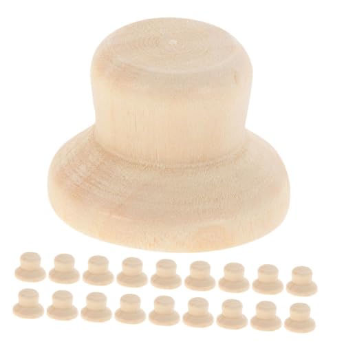 Sewroro 40 Stück Teiliges Unbemalte Holz Puppenmützen DIY Holz Peg Doll Hüte Kleine Leichte Bastelmaterialien aus Sicherem für Kreative Glatte Oberfläche Langlebig für Weihnachtsdekoration Sewroro 40 Stück Teiliges Unbemalte Holz Puppenmützen DIY Holz Peg Doll Hüte Kleine Leichte Bastelmaterialien aus Sicherem für Kreative Glatte Oberfläche Langlebig für Weihnachtsdekoration von Sewroro