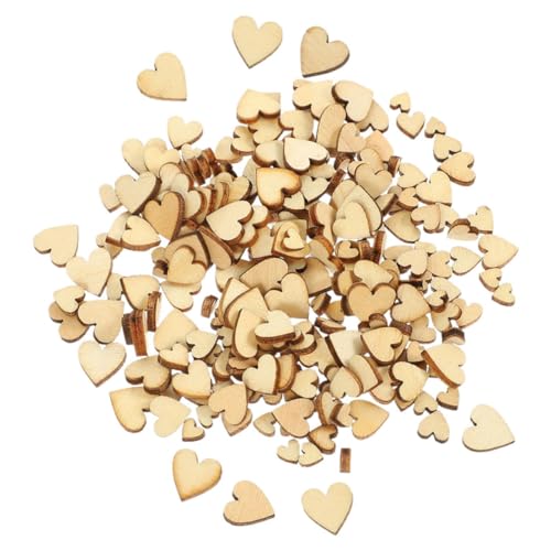 Sewroro 400 Stück Kleine Holzherzen zum Basteln Naturbelassene Herzform Holzchips mit Glatter Oberfläche DIY Holzherz Verzierung für Hochzeit Valentinstag Tischdeko und Handwerk Sewroro 400 Stück Kleine Holzherzen zum Basteln Naturbelassene Herzform Holzchips mit Glatter Oberfläche DIY Holzherz Verzierung für Hochzeit Valentinstag Tischdeko und Handwerk von Sewroro