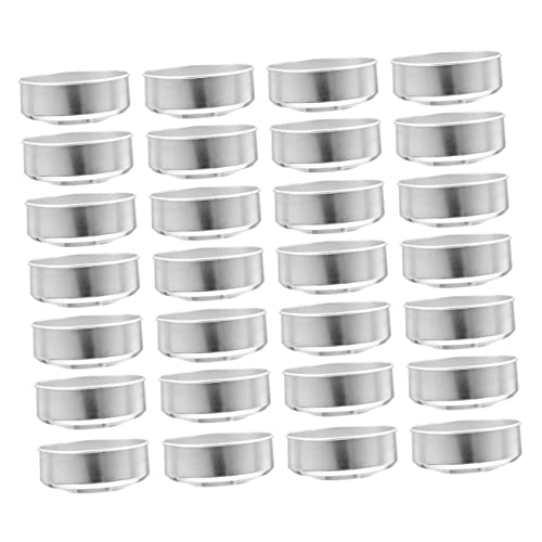 Sewroro 400 Stück Teelicht Dosen Aluminium DIY Kerzenformen für Teelichter Runde Kerzenbasis für Duftkerzen und Bastelprojekte von Sewroro