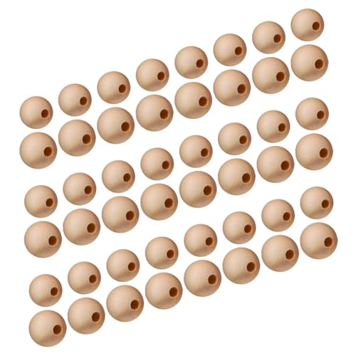 Sewroro 400 Stück Unbehandelte Holzperlen Rund mit Naturbelassene Bastelperlen für DIY Schmuckherstellung Armband Halskette Basteln Zubehör Sewroro 400 Stück Unbehandelte Holzperlen Rund mit Naturbelassene Bastelperlen für DIY Schmuckherstellung Armband Halskette Basteln Zubehör von Sewroro