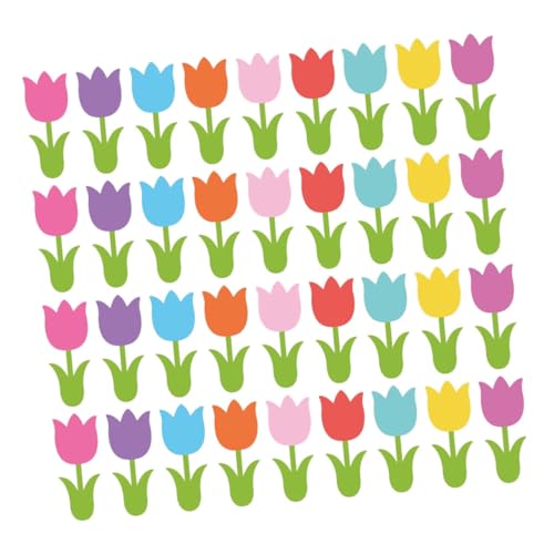 Sewroro 45 Stück Bunte Blumenformen für Diy Bastelarbeiten Dekoration für Klassenzimmer und Pinnwände mit Klebepunkten Sewroro 45 Stück Bunte Blumenformen für Diy Bastelarbeiten Dekoration für Klassenzimmer und Pinnwände mit Klebepunkten von Sewroro