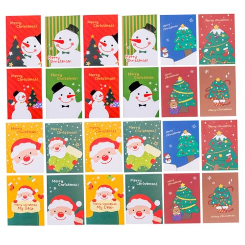 Sewroro 48 Stck. Weihnachts-Notizblock Weihnachtsgeschäft Notizblock weihnachtsjournal notizbuch Planer Taschenbuch weihnachtsnotizbuch Cartoon-Notizbuch Papier von Sewroro