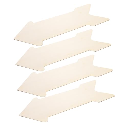 Sewroro 4Stücke Unbehandelte Holzpfeil Ausschnitte für DIY Projekte Dicke Holzscheiben für Bastelarbeiten Natürliche Holzfarbe für Dekorationen und Schilder Sewroro 4Stücke Unbehandelte Holzpfeil Ausschnitte für DIY Projekte Dicke Holzscheiben für Bastelarbeiten Natürliche Holzfarbe für Dekorationen und Schilder von Sewroro