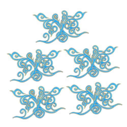 Sewroro 5 Paare Barock Wolkenförmige Stickerei Applikationen Bügel und Nähbare Stickstoff Patches Vielseitige Dekoration für Brautkleider Bühnenkostüme Schuhe und Diy Kleidung Sewroro 5 Paare Barock Wolkenförmige Stickerei Applikationen Bügel und Nähbare Stickstoff Patches Vielseitige Dekoration für Brautkleider Bühnenkostüme Schuhe und Diy Kleidung von Sewroro