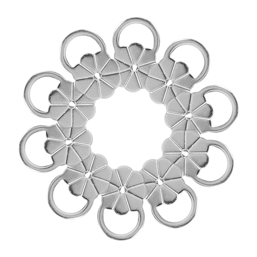 Sewroro 5 Paare Blütenförmige Ohrringstützen Verstellbare Metall-ohrring-verschlüsse für Schwere Ohrringe Sicherer Halt Anti-rutsch Ohrstecker-rücken für Empfindliche Haut Sewroro 5 Paare Blütenförmige Ohrringstützen Verstellbare Metall-ohrring-verschlüsse für Schwere Ohrringe Sicherer Halt Anti-rutsch Ohrstecker-rücken für Empfindliche Haut von Sewroro