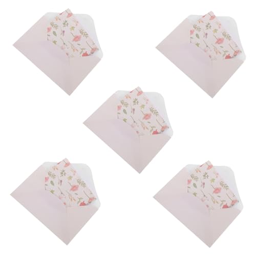 Sewroro 5 Sätze Briefpapier Set Vintage Blumenmotiv Briefumschläge Schreibpapier Elegant Stilvoll für Persönliche Briefe Familie Freunde Geschenkpapier Set Sewroro 5 Sätze Briefpapier Set Vintage Blumenmotiv Briefumschläge Schreibpapier Elegant Stilvoll für Persönliche Briefe Familie Freunde Geschenkpapier Set von Sewroro