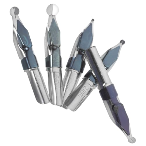 Sewroro 5 Stück Dip Manga Ersatz Stiftspitzen Stiftspitzen Ersatzspitzen Für Füllfederhalter Füllfederhalterspitzen Federn Für Dip Pen Tintenstiftspitzen Dip Pen Nibs Stiftspitzen von Sewroro