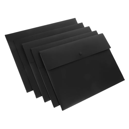 Sewroro 5 Stück Dokumententaschen Transparent mit Druckknopf Leichte Kunststoff Aufbewahrungstaschen für Dokumentenorganisation Großer Fassungsvermögen Vielseitig für Büro und Reisen Sewroro 5 Stück Dokumententaschen Transparent mit Druckknopf Leichte Kunststoff Aufbewahrungstaschen für Dokumentenorganisation Großer Fassungsvermögen Vielseitig für Büro und Reisen von Sewroro