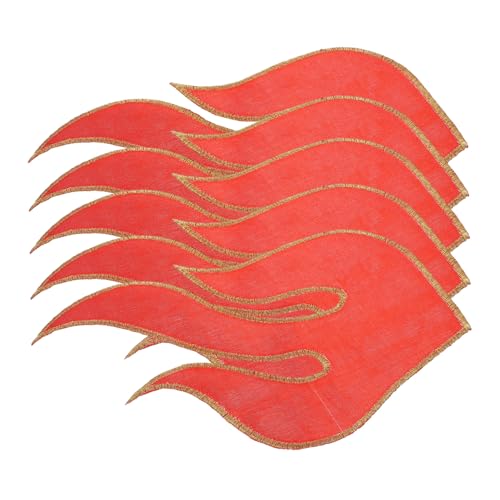 Sewroro 5 Stück Gestickte Bügelflicken Feuer Flammen Patches zum Aufbügeln Leichte Textil Applikationen für Kleidung Taschen Jacken und DIY Reparatur Farbintensive Aufnäher für Sewroro 5 Stück Gestickte Bügelflicken Feuer Flammen Patches zum Aufbügeln Leichte Textil Applikationen für Kleidung Taschen Jacken und DIY Reparatur Farbintensive Aufnäher für von Sewroro
