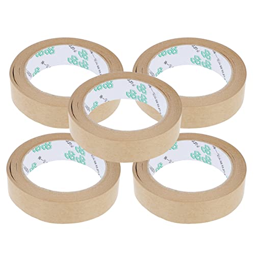 Sewroro 5 Stück Kraftpapier Klebeband Versiegelungs Verpackungsband Fotoalbum Klebeband Wurstwaren Doppel Versiegelungsband Gepolstertes Etikettendrucker Gerät Sewroro 5 Stück Kraftpapier Klebeband Versiegelungs Verpackungsband Fotoalbum Klebeband Wurstwaren Doppel Versiegelungsband Gepolstertes Etikettendrucker Gerät von Sewroro