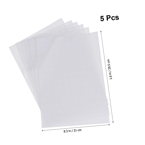 Sewroro 5 Stück Sublimationspapier für Helle Stoffe Hitzebeständiges Transferpapier mit Trocknung Lebendigen Farben und Hoher Übertragungsrate Geeignet für Polyester Metall Holz von Sewroro