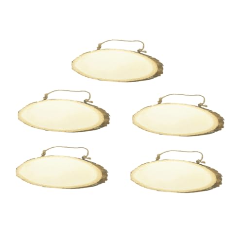 Sewroro 5 Stück Teiliges Holzscheiben mit Juteseil zum Hängen Natürliche Holzanhänger mit Rinde DIY Türschild Holzanhänger für Zelt Hausnummer Rustikale Dekoration und Bastelarbeiten Sewroro 5 Stück Teiliges Holzscheiben mit Juteseil zum Hängen Natürliche Holzanhänger mit Rinde DIY Türschild Holzanhänger für Zelt Hausnummer Rustikale Dekoration und Bastelarbeiten von Sewroro