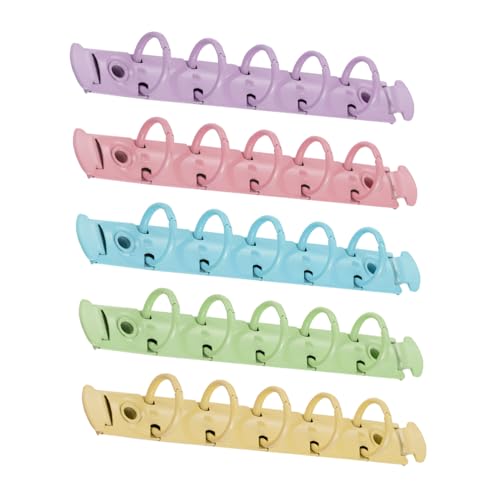 Sewroro 5 Stück Teiliges Metall Buchbinder Ringe Bunte Aktivierungsringe Langlebige Scrapbook Clips für DIY Notizbücher Karteikarten und Dokumentenorganisation im Büro und Zuhause Sewroro 5 Stück Teiliges Metall Buchbinder Ringe Bunte Aktivierungsringe Langlebige Scrapbook Clips für DIY Notizbücher Karteikarten und Dokumentenorganisation im Büro und Zuhause von Sewroro