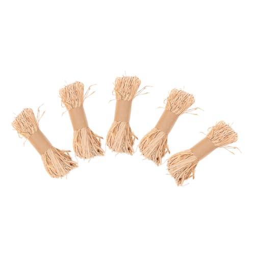Sewroro 5 Stück Teiliges Natur-raffiabast- Natürliches Bastband für Floristen Diy-dekoration Geschenkverpackung Blumenstraußbindung Vielseitig Einsetzbar für Hochzeit Geburtstag Sewroro 5 Stück Teiliges Natur-raffiabast- Natürliches Bastband für Floristen Diy-dekoration Geschenkverpackung Blumenstraußbindung Vielseitig Einsetzbar für Hochzeit Geburtstag von Sewroro