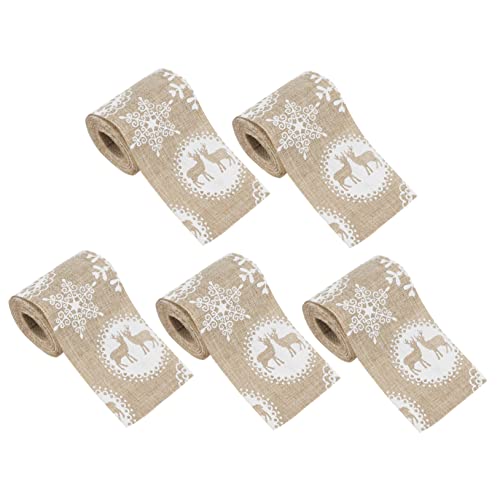 Sewroro 5 Stück Weihnachtsverpackungsband Dünn Klein Drinnen Weihnachtsband Dekorationen Einladung Schleife Hochzeit Weihnachten Weihnachtshandwerk Fälschung Weihnachtsdeko Feines Leinen Sewroro 5 Stück Weihnachtsverpackungsband Dünn Klein Drinnen Weihnachtsband Dekorationen Einladung Schleife Hochzeit Weihnachten Weihnachtshandwerk Fälschung Weihnachtsdeko Feines Leinen von Sewroro