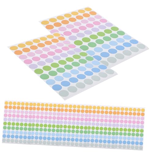 Sewroro 50 Blatt Klebepunkte Selbstklebende Etiketten für Zuhause und Büro Ablösbare Sticker Aufkleber für Pakete Karten Notizen und von Sewroro