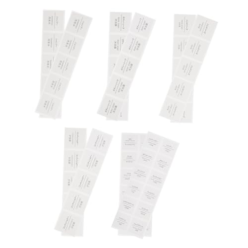 Sewroro 50 Blatt Selbstklebende Wasserdichte Etiketten für Shampoo Kosmetikflaschen mit Mehrsprachigem Design Praktisches Flaschenetikett Einfache Identifikation und Vielseitige Anwendung Sewroro 50 Blatt Selbstklebende Wasserdichte Etiketten für Shampoo Kosmetikflaschen mit Mehrsprachigem Design Praktisches Flaschenetikett Einfache Identifikation und Vielseitige Anwendung von Sewroro