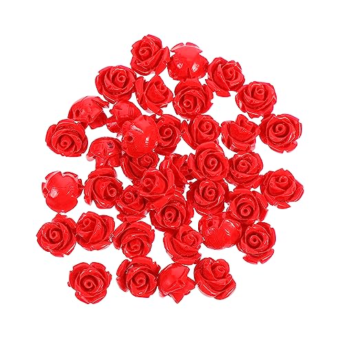 Sewroro 50 Stück Armbandperlen weihnachtsdeko dekoration weihnachten weinachtendecor weihnachtadeko Rot Edelsteine fest Perlen zur Herstellung von Accessoires Harz lose Perlen Plastik Sewroro 50 Stück Armbandperlen weihnachtsdeko dekoration weihnachten weinachtendecor weihnachtadeko Rot Edelsteine fest Perlen zur Herstellung von Accessoires Harz lose Perlen Plastik von Sewroro