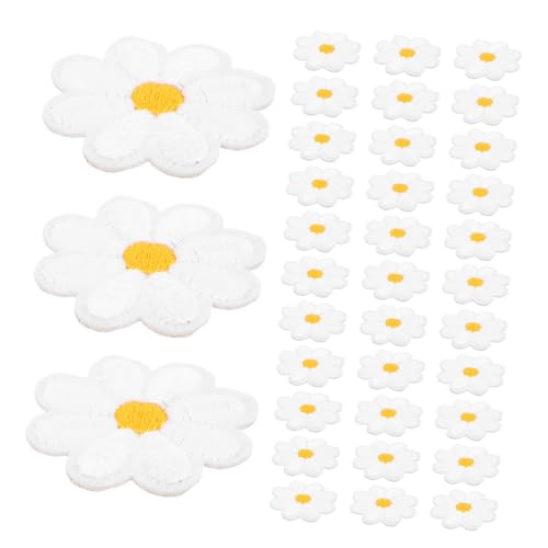 Sewroro 50 Stück Bestickte weiße kleine Blumen Applikationen zum Aufnähen Patches für Kleidung Rucksäcke Hüte Jeans DIY Reparatur und Kreative Handarbeit Sewroro 50 Stück Bestickte weiße kleine Blumen Applikationen zum Aufnähen Patches für Kleidung Rucksäcke Hüte Jeans DIY Reparatur und Kreative Handarbeit von Sewroro