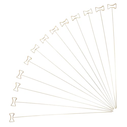 Sewroro 50 Stück Bogenförmiger Blumenkartenhalter aus Goldmetall Kreatives Design für Hochzeiten Geburtstagsfeiern und Festliche Anlässe Stabiler Kartenclip für Stilvolle Tischdekoration von Sewroro