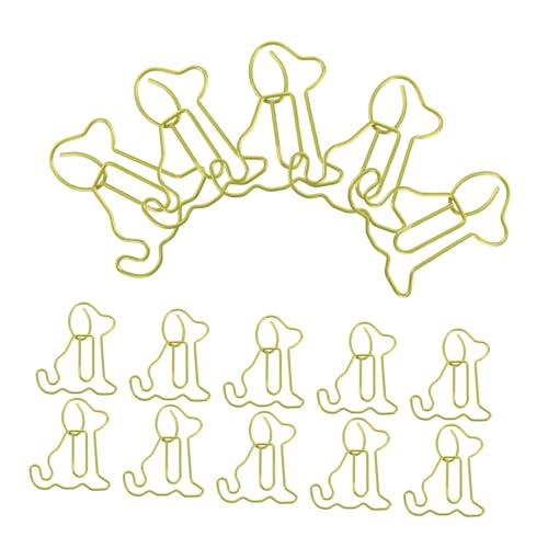 Sewroro 50 Stück Büroklammern Hundeform Lustige Dekorative Metall Lesezeichen für Bürobedarf Organisieren von Dokumenten und Büchern Vielseitig Einsetzbar für Schule und Zuhause Sewroro 50 Stück Büroklammern Hundeform Lustige Dekorative Metall Lesezeichen für Bürobedarf Organisieren von Dokumenten und Büchern Vielseitig Einsetzbar für Schule und Zuhause von Sewroro