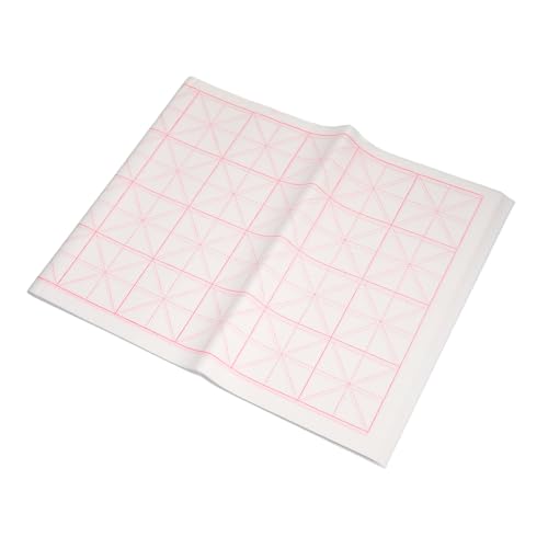 Sewroro 50 Stück Chinesisches Xuan-Papier mit Reispapier-Muster Halbgegartes Kalligraphiepapier für Anfänger Schreibübungen Pinsel und Tusche Langlebiges Strukturgeführtes Schreibpapier Sewroro 50 Stück Chinesisches Xuan-Papier mit Reispapier-Muster Halbgegartes Kalligraphiepapier für Anfänger Schreibübungen Pinsel und Tusche Langlebiges Strukturgeführtes Schreibpapier von Sewroro