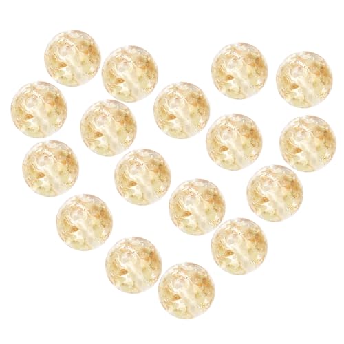 Sewroro 50 Stück Goldgelbe Glasperlen für Schmuckherstellung Spacer Perlen für Armbänder und Halsketten DIY Bastelperlen für Schmuckgestaltung und Geschenkideen Sewroro 50 Stück Goldgelbe Glasperlen für Schmuckherstellung Spacer Perlen für Armbänder und Halsketten DIY Bastelperlen für Schmuckgestaltung und Geschenkideen von Sewroro