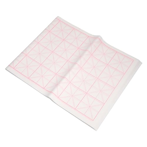 Sewroro 50 Stück Halbgefertigtes Xuan-papier mit Reiskornraster Kalligraphisches Übungspapier für Anfänger und Profis Langlebig Rissbeständig zum Schreiben und Malen Sewroro 50 Stück Halbgefertigtes Xuan-papier mit Reiskornraster Kalligraphisches Übungspapier für Anfänger und Profis Langlebig Rissbeständig zum Schreiben und Malen von Sewroro