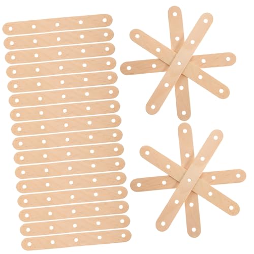 Sewroro 50 Stück Holz Bastelstäbe mit Löchern DIY Eisstiele Naturfarbe für Projekte Basteln im Klassenzimmer Gruppenaktivitäten und Partys Sewroro 50 Stück Holz Bastelstäbe mit Löchern DIY Eisstiele Naturfarbe für Projekte Basteln im Klassenzimmer Gruppenaktivitäten und Partys von Sewroro