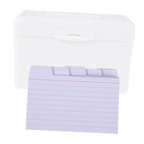 Sewroro 50 Stück Kleine Notizblöcke mit Aufbewahrungsbox Flashcards für Wortübungen Prüfungsvorbereitung und Vielseitige Nutzung von Sewroro