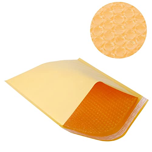 Sewroro 50 Stück Kraftpapier Selbstklebend Versandtaschen Polstermaterial für Sicheren Versand und Verpackung von Sewroro
