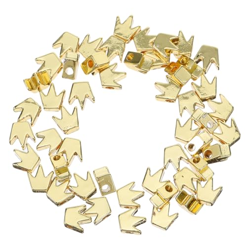 Sewroro 50 Stück Kupfer Spacer Perlen mit Loch für Diy Schmuck Armbänder und Kreative Bastelprojekte Sewroro 50 Stück Kupfer Spacer Perlen mit Loch für Diy Schmuck Armbänder und Kreative Bastelprojekte von Sewroro