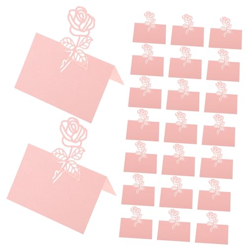 Sewroro 50 Stück Perlmutt Hochzeits Platzkarten mit Rosenmuster Namensschilder für Hochzeitsempfang Romantische Sitzkarten für Party und Festliche Tischdekoration Sewroro 50 Stück Perlmutt Hochzeits Platzkarten mit Rosenmuster Namensschilder für Hochzeitsempfang Romantische Sitzkarten für Party und Festliche Tischdekoration von Sewroro