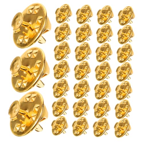 Sewroro 50 Stück Professionelle Anstecknadeln mit Sicherem Verschluss Langlebige Broschennadeln für DIY Schmuckherstellung Stabile Pin Back Verschlüsse für Abzeichen Anstecker Broschen Sewroro 50 Stück Professionelle Anstecknadeln mit Sicherem Verschluss Langlebige Broschennadeln für DIY Schmuckherstellung Stabile Pin Back Verschlüsse für Abzeichen Anstecker Broschen von Sewroro