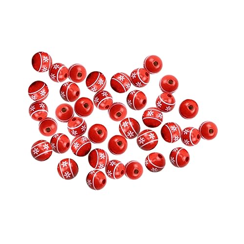 Sewroro 50 Stück Runde Holzperlen Weihnachts DIY Armband Zubehör Für Schmuckherstellung Handwerk Basteln Kreative Dekorationen Bunter Auswahl Sewroro 50 Stück Runde Holzperlen Weihnachts DIY Armband Zubehör Für Schmuckherstellung Handwerk Basteln Kreative Dekorationen Bunter Auswahl von Sewroro